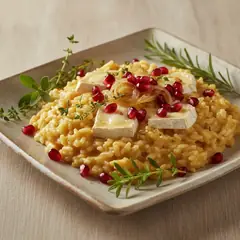 Risotto brie e melagrana