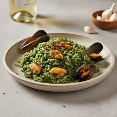 Risotto cavolo nero e cozze