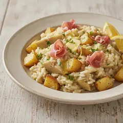 Risotto con carciofi e patate