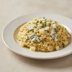 Risotto mele e zola