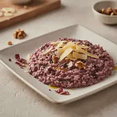 Risotto radicchio, noci e Sbrinz DOP