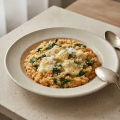 Risotto spinaci e taleggio
