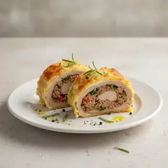 Rollè di coniglio gratinato al Grana Padano