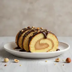 Rotolo alla crema di nocciole