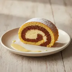 Rotolo bicolore allo zabaione