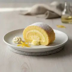 Rotolo con crema al limoncello