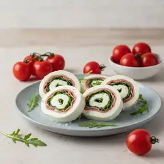 Rotolo di mozzarella farcito