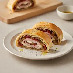Rotolo porcini e prosciutto