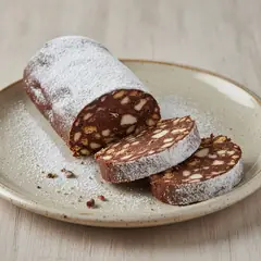 Salame di cioccolato e torrone
