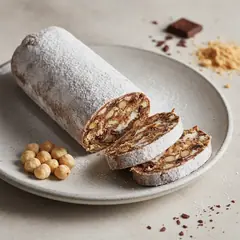 Salame di cioccolato senza zucchero