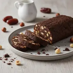 Salame di cioccolato vegano