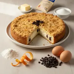 Sbriciolata ricotta e cioccolato