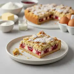 Sbriciolata ricotta e marmellata