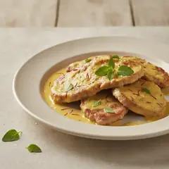 Scaloppine allo zafferano