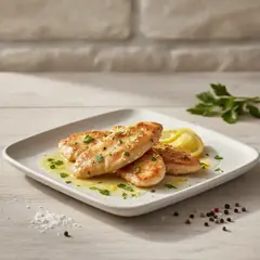 Scaloppine di pollo al limone