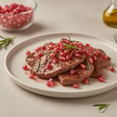 Scaloppine di vitello alla melagrana