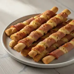 Sfilati al forno con prosciutto ed Emmental