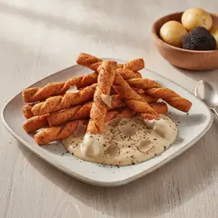 Sfilati con crema delicata al tartufo