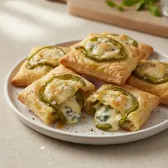 Sfogliatine peperoni e gorgonzola