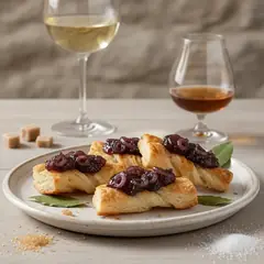 Sfoglie alla marmellata di cipolle