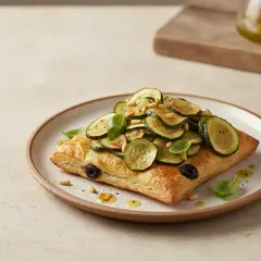 Sfoglie alle olive con zucchine trifolate