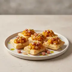 Sfoglie classiche con composta di zucca e zenzero