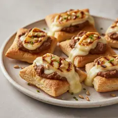 Sfoglie con crema di castagne e scamorza