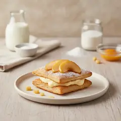 Sfogliette mele e crema