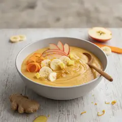 Smoothie di mele, carote e zenzero