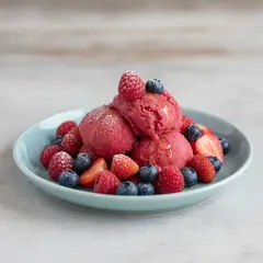 Sorbetto ai frutti rossi