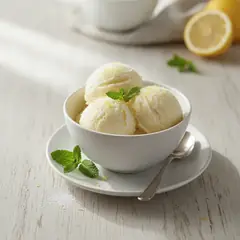 Sorbetto al limone senza gelatiera