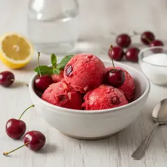 Sorbetto alle ciliegie