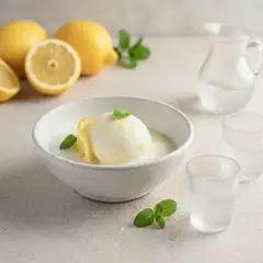 Sorpresa di sorbetto al limone e vodka