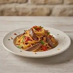 Spaghetti alle acciughe