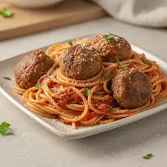 Spaghetti con le polpette