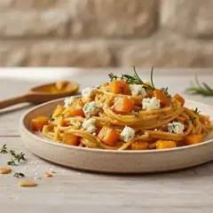 Spaghetti cremosi zucca e gorgonzola