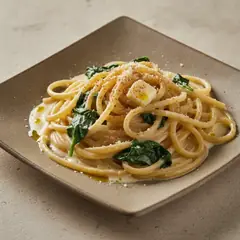 Spaghettoni con fonduta di scimudin