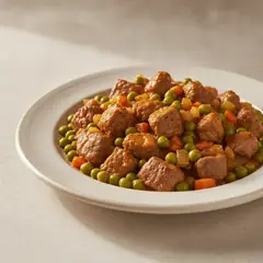 Spezzatino con piselli
