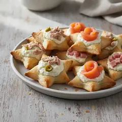 Stelle di pasta sfoglia