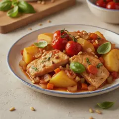 Stoccafisso e patate in umido