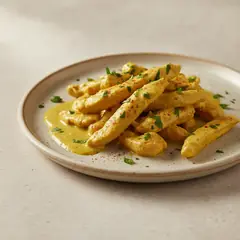 Straccetti di pollo al curry