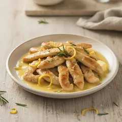Straccetti di pollo al limone