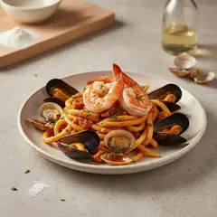 Strozzapreti ai frutti di mare