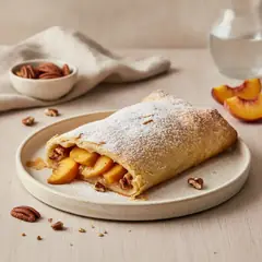 Strudel estivo di pesche