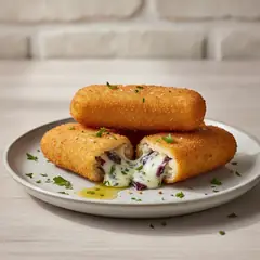 Supplì radicchio e gorgonzola