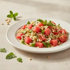 Tabbouleh estivo all'anguria