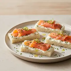 Tartine al salmone