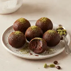 Tartufini al caffè e cardamomo