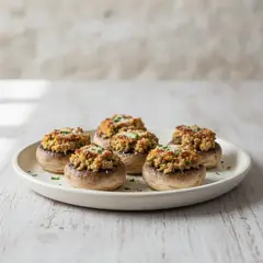 Teste di champignon ripieni