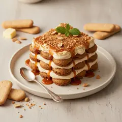 Tiramisù al caramello con Pavesini